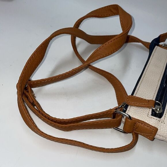Stone Mountain Three Toned Leather Crossbody Small - Picture 5 of 6